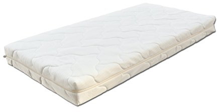 Baldiflex Matratze für Kinder oder von Camper Babyflex 60 x 120 cm Abnehmbarer 8 + 3 cm Memory – Aloe Vera