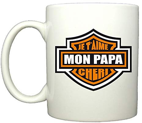 Mug fête des pères papa Biker - tasse - bol biker - bonne fête des pères