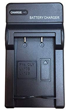 Amsahr Digital Replacement Mini Battery Travel Charger for Olympus Li-10B, Li-10C, Li-12B, Li12B Camera