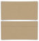 30 x Briefumschläge Kuverts Umschläge DIN Lang 220 x 110 mm - Vintage Kraftpapier Look