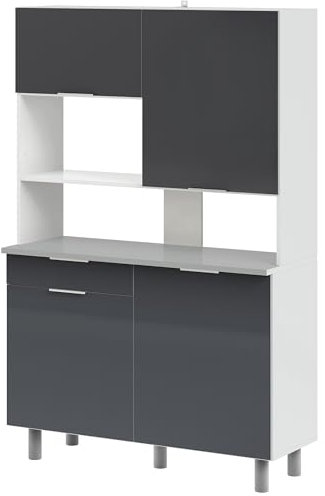 Parisot Buffet Urban 12 Hochglanz-Grau