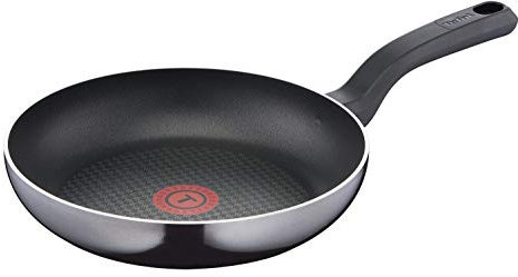 Tefal D51604 Resist Frying Pan 24 cm Non-Stick Coating Thermo-Spot Aluminium Black