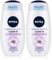Nivea Care & Cashmere Lot de 2 douches de soin douces pour une sensation de douceur sur la peau 250 ml