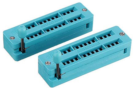 BouBou 40Pcs Ic Lock Seat Zif Socket Test Universal Zif Sockets 28Pin Narrow