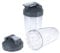 DRELD 2 Set Ersatzbecher 24 OZ für Nutribullet Entsafter mit Flip Top to-Go Deckel, 2 Stück 24 OZ Entsafter Becher 710ml + 2 Stück Flip Top to Go Deckel Kompatibel mit Nutri Bullet Serie 600W 900W