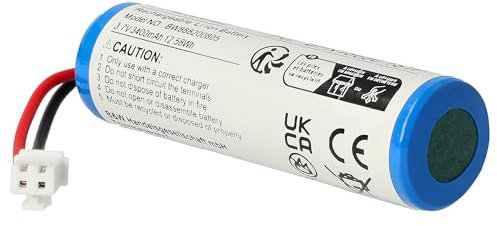 vhbw 1x Akku Ersatz für Leifheit BFN18650 1S1P für Home Cleaner Heimroboter (3400 mAh, 3,7 V, Li-Ion)