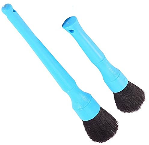 2 x Spezial-Bürsten für die Reinigung von Lüftungsschlitzen, Armaturenbrett, Zierleisten, Sitzen.