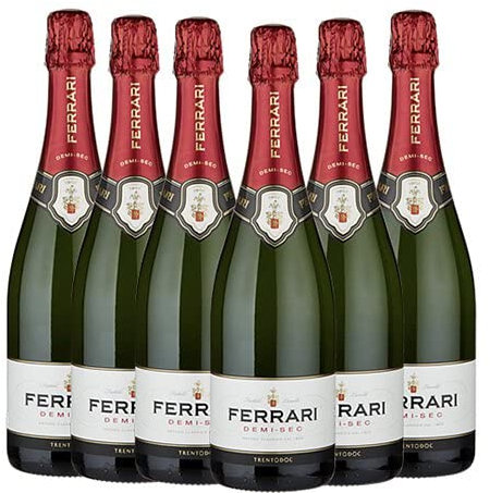 FERRARI DEMI SEC TRENTODOC METODO CLASSICO [ 6 Bottiglie x 750ml ]