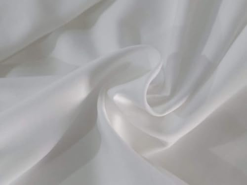 Tela 100% de bambú lisa de color blanco natural 30S x 30S / 68 x 68 pulgadas de ancho, teñido blanco natural 60s x 60s /98 x 88 63 pulgadas de ancho