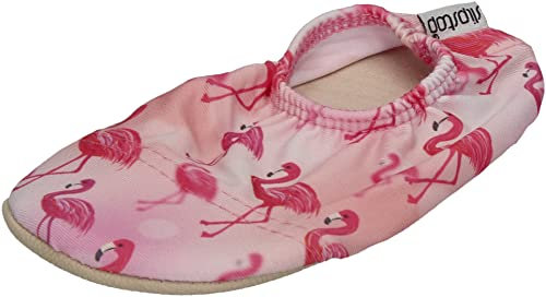 Slipstop - Hausschuhe Badeschuhe KYLIE - Flamingos pink, Größe:18/20 EU
