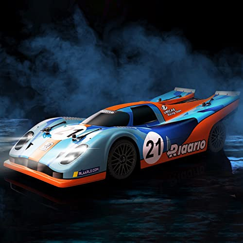 AMORIL 1/10 AK-917 schnelle bürstenlose RC-Autos für Erwachsene, max. 100 km/h, Hobby-Elektro-On-Road-RTR-Supercar mit 9 kg Metall-Servo, 3650 4300 kV bürstenloser Motor, 60 A unabhängiger ESC