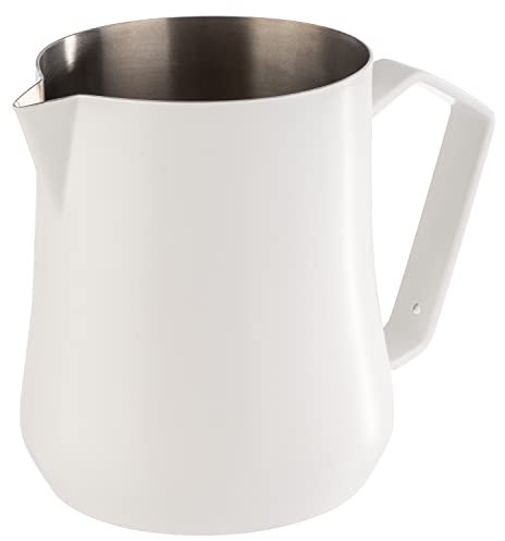 APS 10360 Milch-/Universalkanne, Edelstahl, weiß pulverbeschichtet, 0,35 Liter