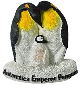 Antarktis-Kaiser-Pinguin, 3D-Kühlschrankmagnet, Souvenir-Geschenk, Kunstharz, handgefertigt, Pinguin, Kühlschrankmagnet, Heim- und Küchendekoration, Kollektion