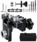 Self Centering Doweling Jig Kit - Dowel Jig Kit for Straight Holes, Adjustable Width Woodworking Joints Tool Drill Guides Locator, 3 Size Drill Bit (8, 10, 15 mm) (5/16, 3/8, 19/32), Organizer Bag