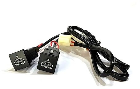 Passend for VW, passend for Golf 6, passend for Jetta 5 MK5, passend for Scirocco 06–14, Auto-USB-Ladebuchse, PD-Schnellladung, QC3.0, Zigarettenanzünder-Schnittstellen-Adapter-Taste ( Color : PDPD )