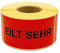 MD Labels Warnetiketten auf rolle 100x50mm 500 Stück EILT SEHR Versandaufkleber