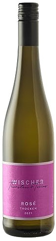 WEIN WISCHER Rosé-Wein Spätburgunder, Dornfelder, Cuveé, Portugieser lieblich Qualitätswein [0,75 l] Franken Kollektion Thorsten&Tobias Frankenwein jetzt genießen!