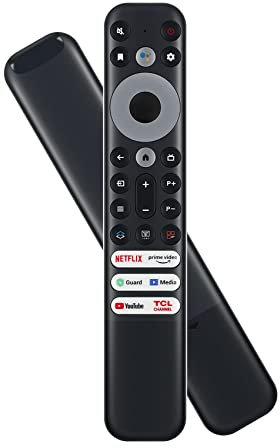 Original OEM Voice Remote Control for TCL RC902V FUR1 Compatible with Android TV 65X925 50P725G 55C728 X925 75H720 40S330 32S330 43S434 50S434 55S434 65S434 Smart QLED 4K HDR