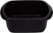 Generic Aurora - WF Rectangular Washing Up Bowl Plastic Kitchen Heavy Duty Basin Sink Large (Black)