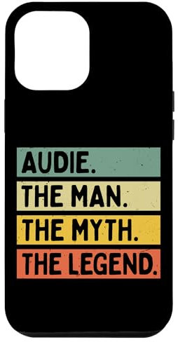 Audie The Man The Myth The Legend Lustiges personalisiertes Zitat Hülle für iPhone 12 Pro Max
