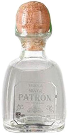 Tequila Caja de 6 unidades Patrón Silver Botellín Miniatura 5 cl