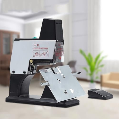 Elektrischer A3-Schreibtischhefter, Automatische Bindemaschine Mit Stauschutz, Flachhefter, Bindestärke 40 Blatt, Für Fabrik, Büro Und Zuhause