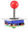 Joystick 2/4/8 Way with Antislip Nut Red Ball Handle Micro Switches for Gaming Fits Wood and Metal Control Panels Gaming Accessories