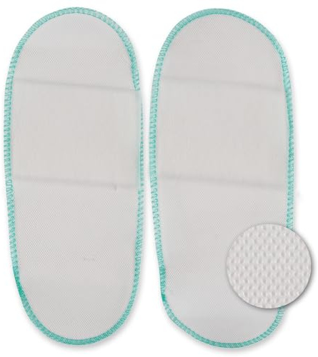 FRANZ MENSCH 100 Stück Hygonorm Slipper, offen | PP, Packung, weiß, Einheitsgröße, L: 28cm, B: 11cm, Hotelslipper, Einweg-Hausschuhen, Gästeschuhe