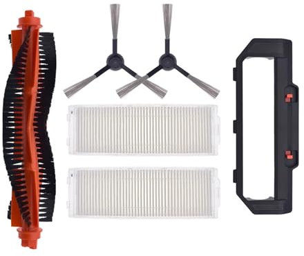 YIKRAOS Compatible con Xiaomi Mi Robot Vacuum-Mop Pro STYTJ02YM STYJ02YM Viomi V2 V3 SE Conga 3490 3690 Accesorios for cepillos Laterales Principales(6pcs Combo Kit)