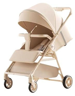 XUNJIE Für Kinderwagen, Von Der Geburt Bis Zu 6 Jahren, Einfach Kompakt Zusammenklappbar, Großer Einkaufskorb, Verstellbarer Griff, Leicht, Stilvoll Und Praktisch (C)