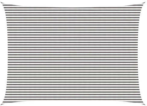 Tonture Voile d'ombre Gris Clair et Blanc 5 x 7 m HDPE avec Fixations Acier Inoxydable Voile ombrage pergola tonnelle Protection Soleil UV pour Jardin terrasse Balcon extérieur