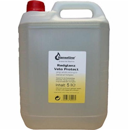 Hanseline Unisex – Erwachsene Radglanz Reiniger, Schwarz/Silber, 5 Liter