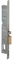 Cisa F05-30102 14020-18-1 Serrure électrique à encastrer Cylindre OV DX