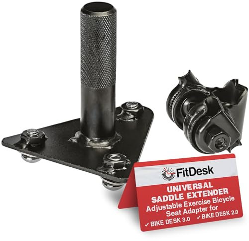 FitDesk Saddle Adapter Universal-Satteladapter, Schwarz