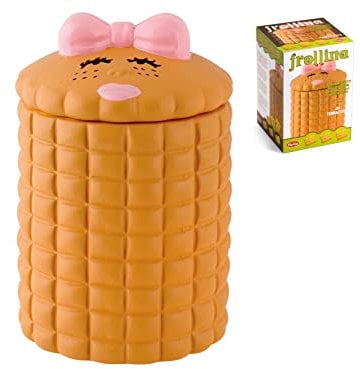 Home Ovale Accentata Biscottiera Terracotta Frollina Marrone