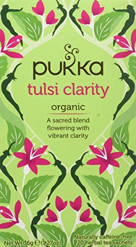 Pukka Organic Tulsi Clarity Herbal Tea 20 Teabags