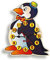 Dida - Wanduhr Pinguin, Analoge Uhr Zum Aufhängen Für Das Kinderzimmer, Der Lustige Pinguin Ist EIN Ideales Kleines Geschenk, Optimal Auch Im Kindergarten