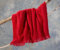Luxus Wolldecke aus 100% Mohair, Mohairdecke, Mohairplaid 130x180cm (Hellrot)