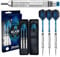 Harrows Blaze INOX Darts | Steeldarts-Set mit Tragetasche | 21g, 22g, 23g & 24g | Enthält Supergrip-Schäfte und 100-Mikron-Marathon-Flights (22g)
