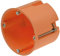 Hohlwanddose Schalterdose Gerätedose Ø 68mm x 61mm Tiefe 10 Stück Einbau Unterputzdose Orange