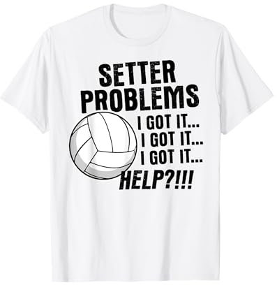 Lustiges Volleyballspieler Geschenk Zuspieler Beach T-Shirt