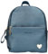 Depesche 10818 Rucksack aus Kunstleder TOPModel, blau, ca. 15 x 19,5 x 22,5 cm