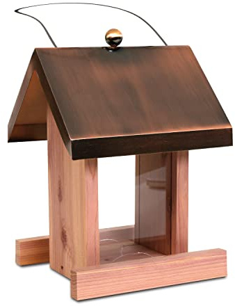 Pennington Copper Roof Songbird Villa Seed Feeder 1.5 Pound Capacity