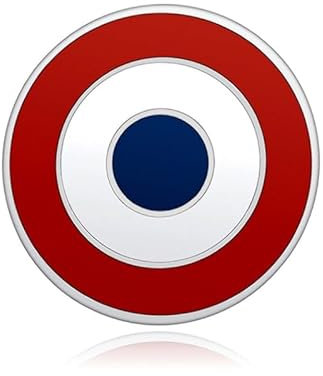 BOBIJOO JEWELRY - Pins Cocarde Française France Drapeau Bleu Blanc Rouge Email