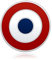 BOBIJOO JEWELRY - Pins Cocarde Française France Drapeau Bleu Blanc Rouge Email