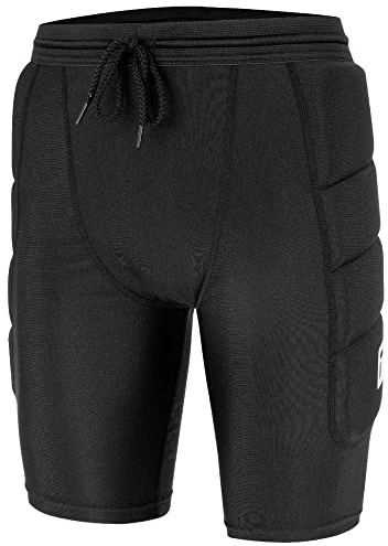 Reusch Torwarthose Erwachsene | kurz, gepolstert & atmungsaktiv | eng anliegend mit leicht muskelaktivierender Wirkung | strapazierfähige Torwartshorts mit Hüftpolster | Compression Short Soft Padded