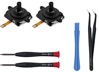 Mcbazel Replacement Analog Thumb Stick for Oculus Quest 2/3, Replacement Controller 3D Analog Joysticks Thumb Stick,Joystick Replacement Kit for Oculus Quest 2/3 Controller Thumbstick Parts