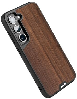 Mous - Hülle für Samsung Galaxy S23 - Walnuss - Limitless 5.0 - Handyhülle S23 MagSafe-Kompatibel Case - Schutzhuelle
