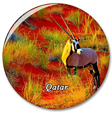 Qatar Kühlschrankmagnet Dekorativer Magnet Aufkleber Reise Souvenir Sammlung Tourist City Geschenk Whiteboard Küche