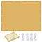Sonnenschutz Sunsegel 3 x 8 m Wasserdicht 98% UV Schutz Sonnensegel Für Gartenpavillon 4 × 1.5 m Seile für Garten Terrasse Camping, Creme Farben